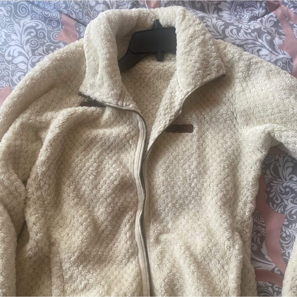 Columbia zip up sherpa fleece